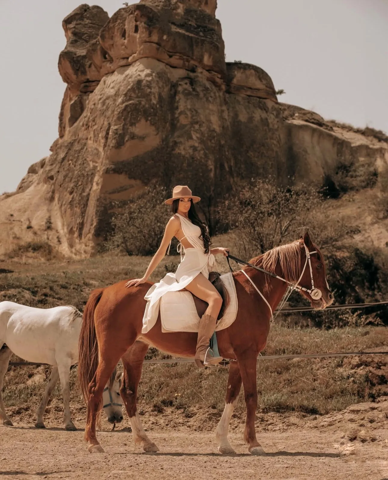 Horse riding among the fairy chimneys