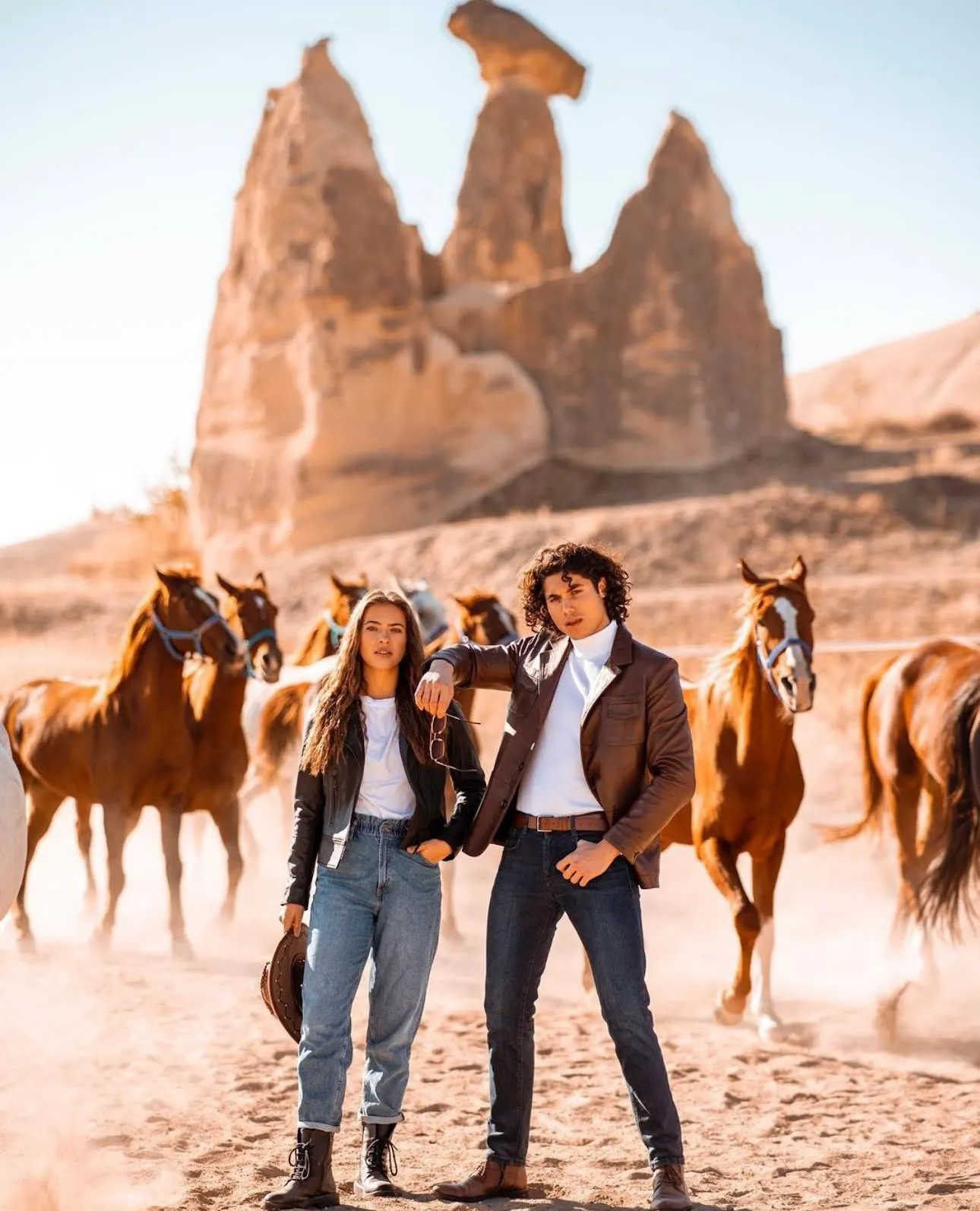 Cappadocia valley on horseback